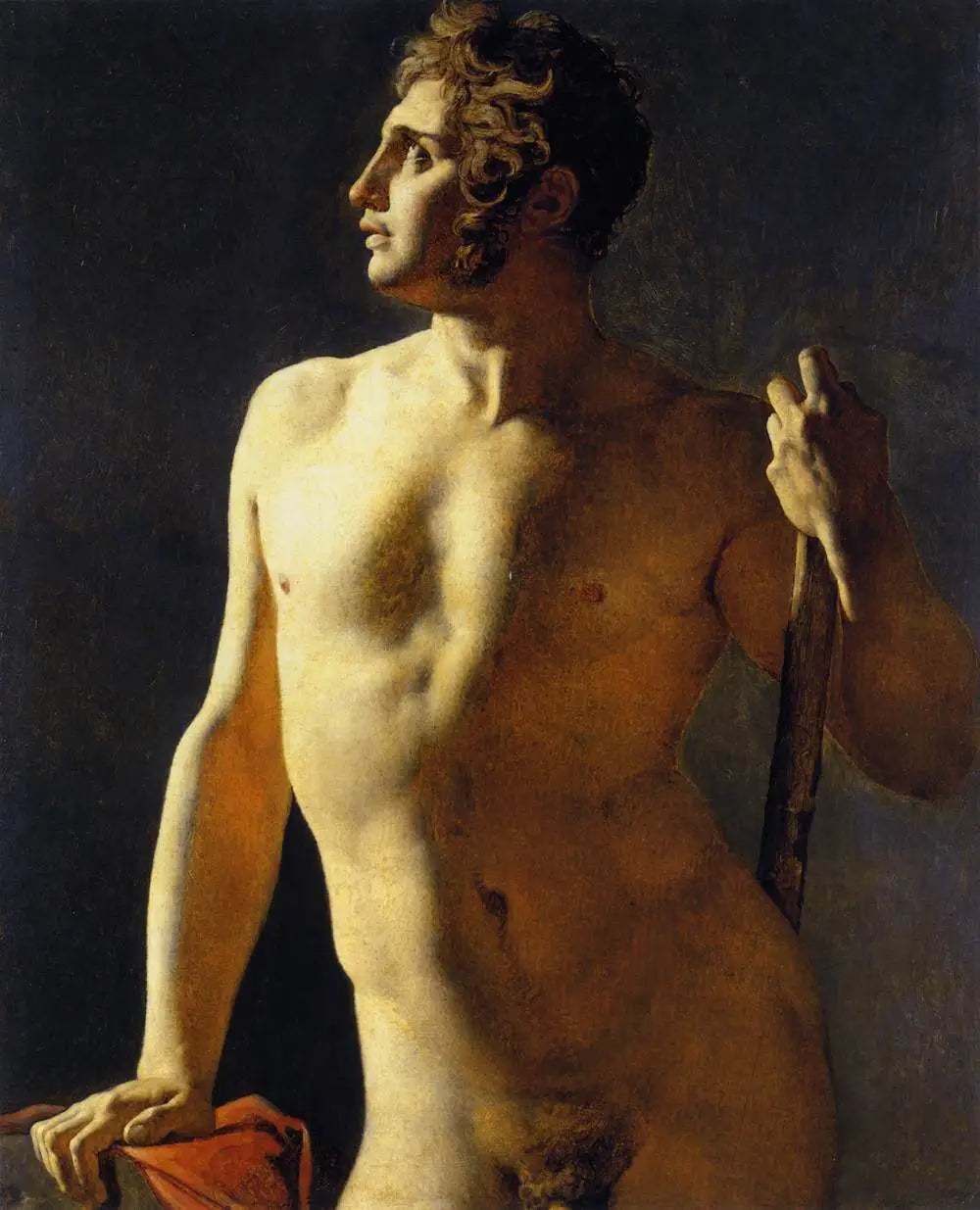 Torse ou demi-figure peinte - Jean-Auguste-Dominique Ingres - Alpha Reproduction