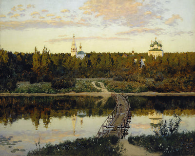 Monastère silencieux - Isaac Levitan