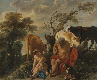 Mercure se préparant à décapiter Argus endormi - Jacob Jordaens1