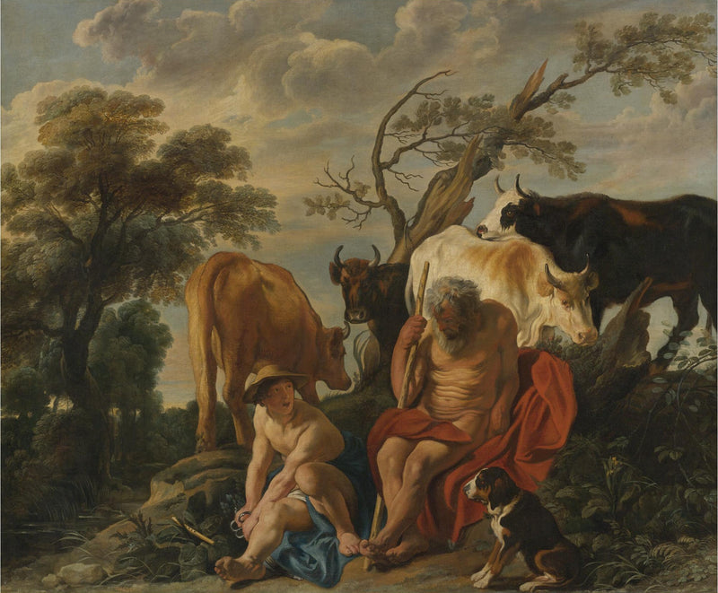 Mercure se préparant à décapiter Argus endormi - Jacob Jordaens1