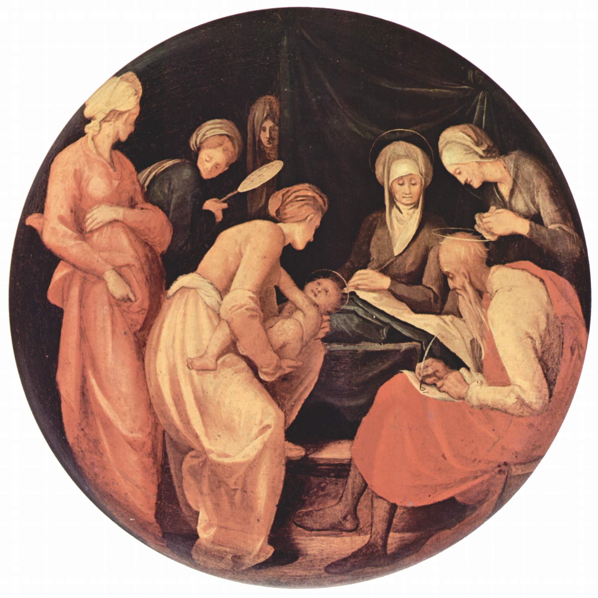 Naissance de Jean-Baptiste - Pontormo