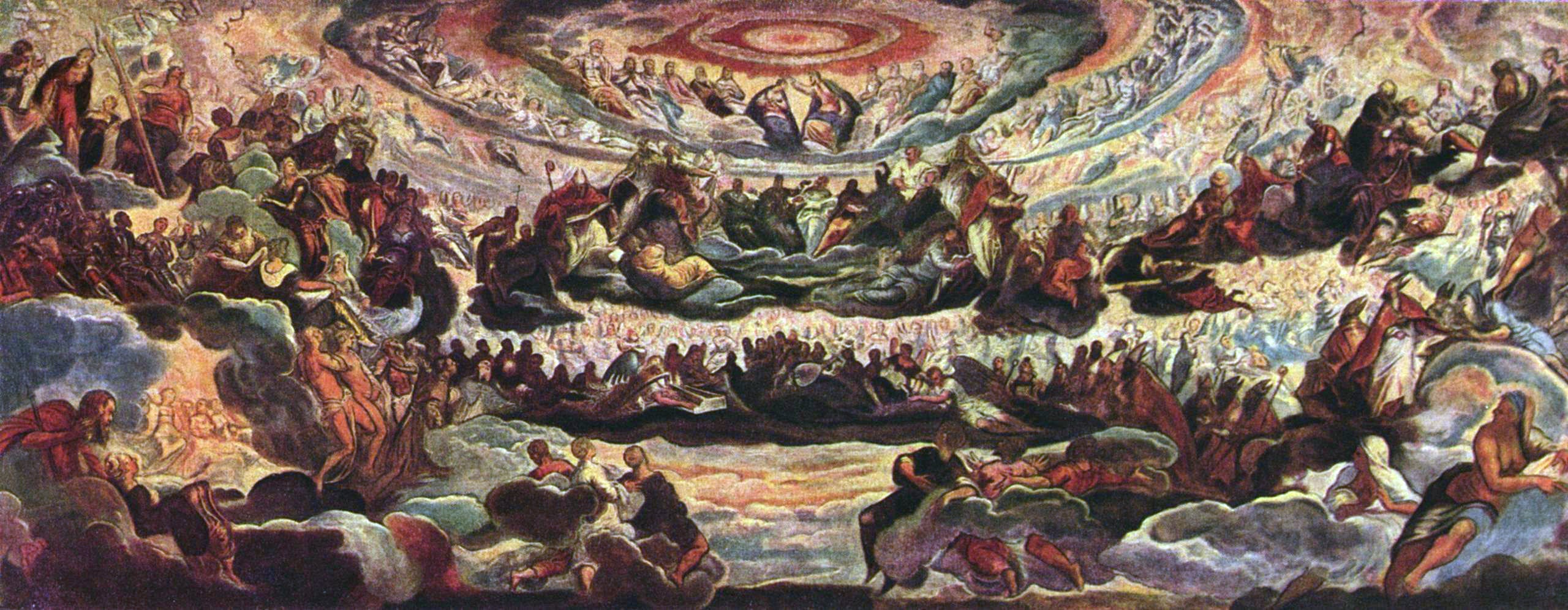Le Couronnement de la Vierge - Jacopo Tintoretto