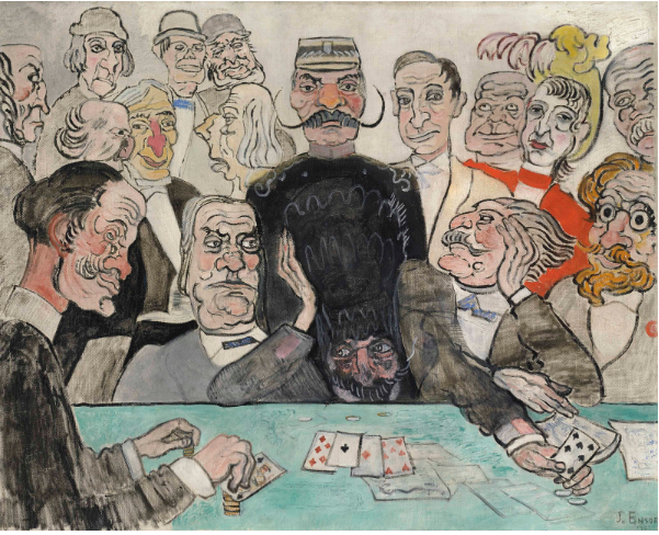 . The Gamblers - James Ensor