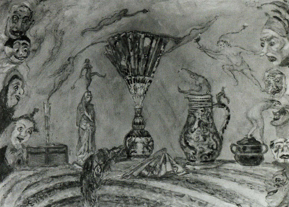 Crumpled Fans, Chipped Vases - James Ensor