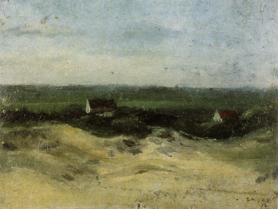 Dunes with Cottages - James Ensor