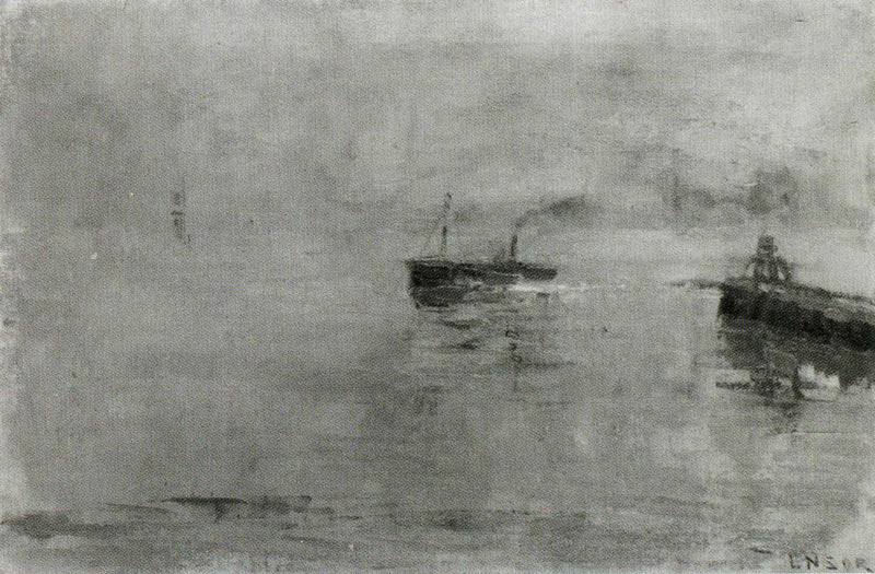 Pier with Streamer - James Ensor