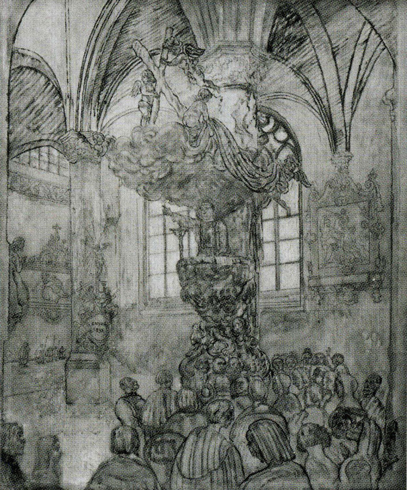 The Sermon of Saint Babylas - James Ensor