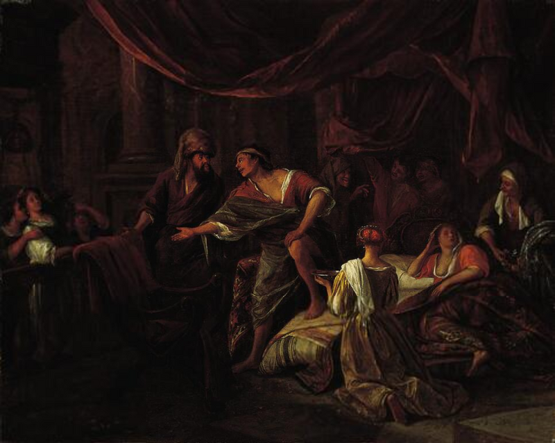 Jacob face à Laban - Jan Steen