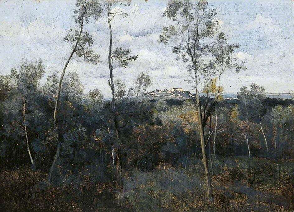 Le Mont-Valérien. Vue prise des bois de Meudon - Jean-Baptiste Camille Corot