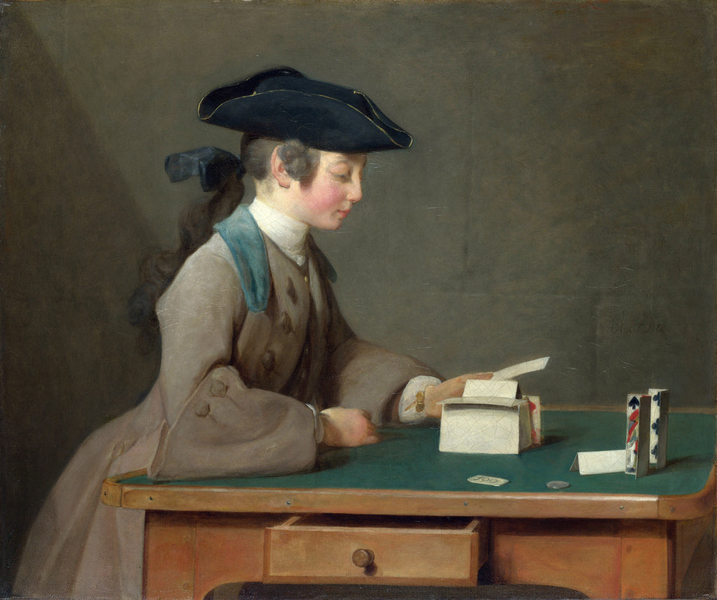 Le Château de cartes - Jean Siméon Chardin
