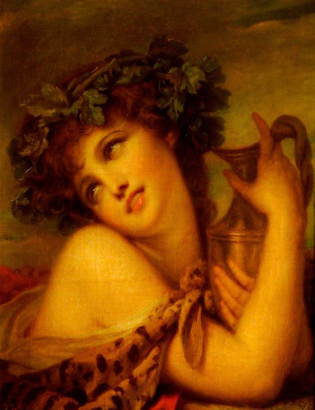 Bacchante à l'amphore - Jean-Baptiste Greuze