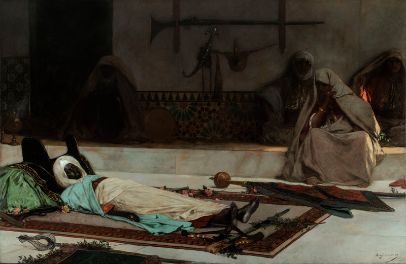 Le jour des funérailles - Scène du Maroc - Jean-Joseph Benjamin-Constant