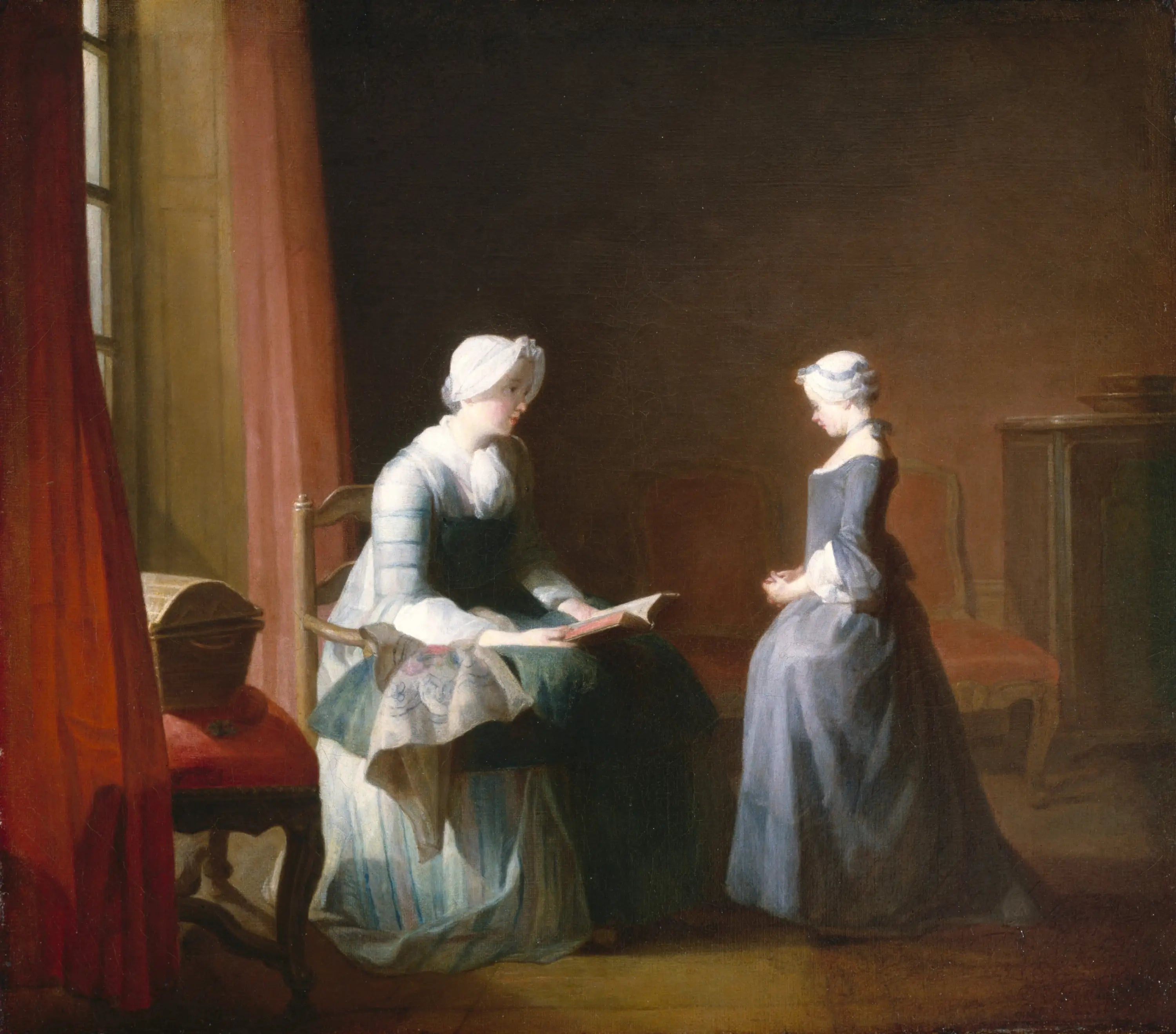 La bonne éducation - Jean Siméon Chardin - Alpha Reproduction