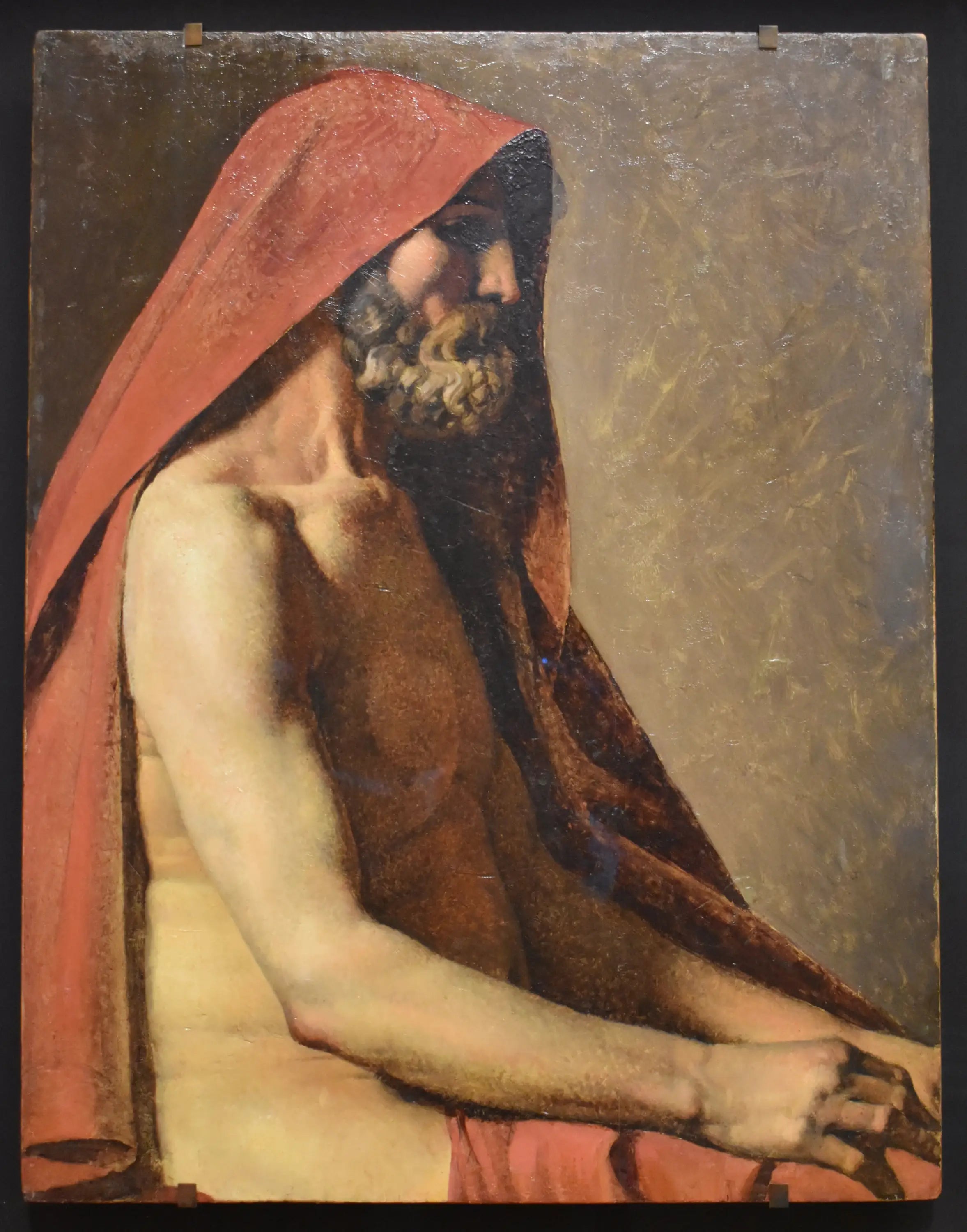 Étude d’homme assis de profil - Jean-Auguste-Dominique Ingres - Alpha Reproduction