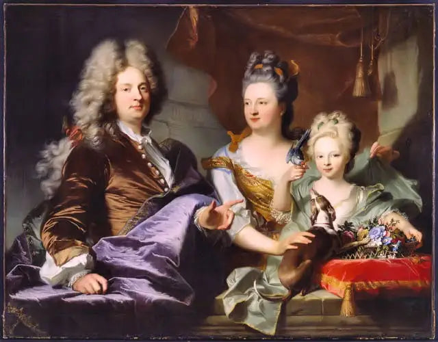 Jean Le Juge et sa famille - Hyacinthe Rigaud - Alpha Reproduction