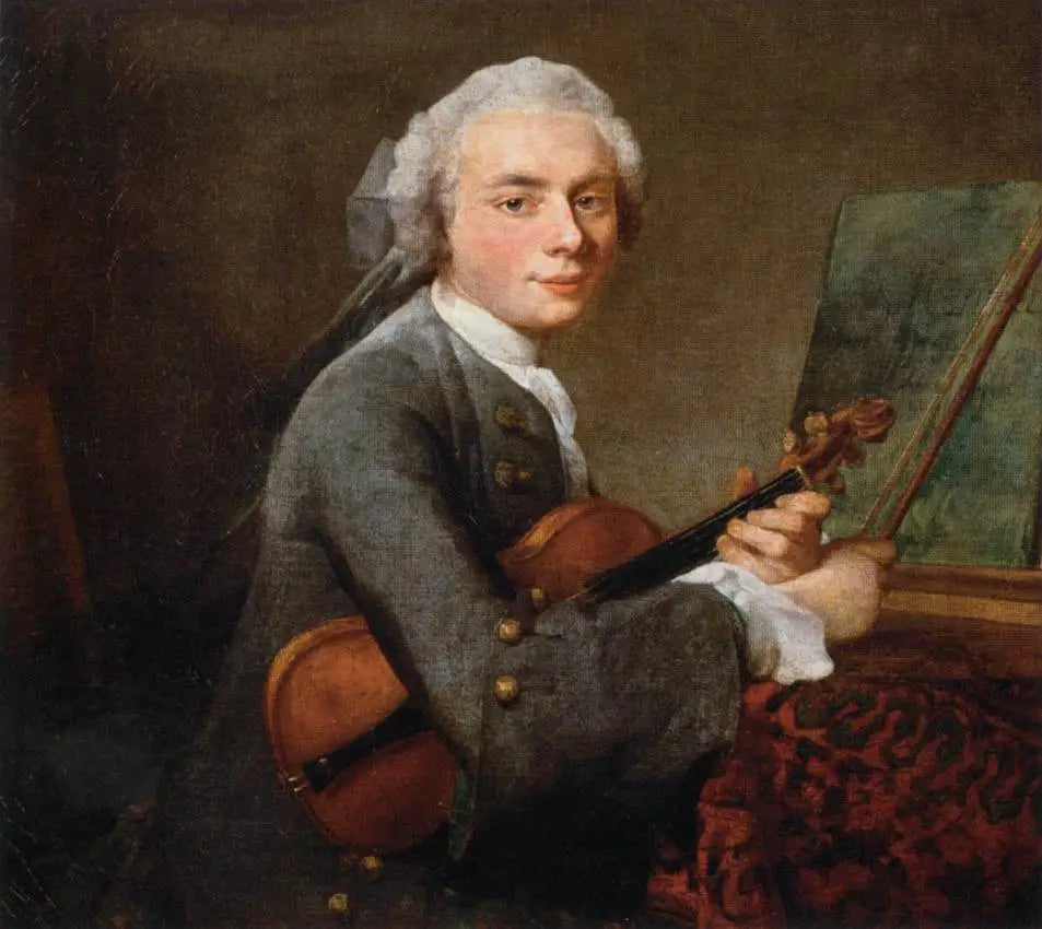 Le Jeune Homme au violon - Jean Siméon Chardin - Alpha Reproduction