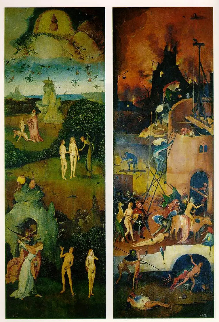 Paradis et Enfer - Hieronymus Bosch - Alpha Reproduction