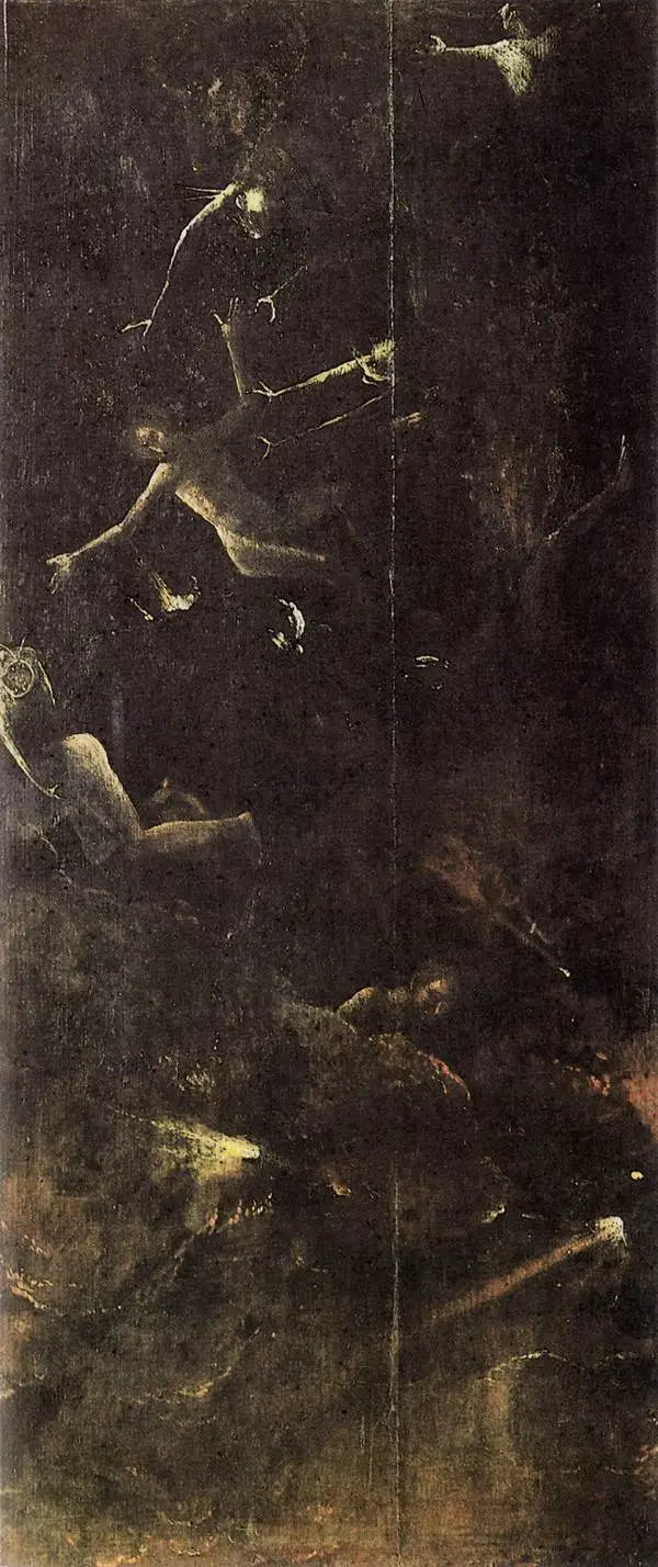 Visions de l’au-delà: la chute des damnés en enfer - Hieronymus Bosch - Alpha Reproduction