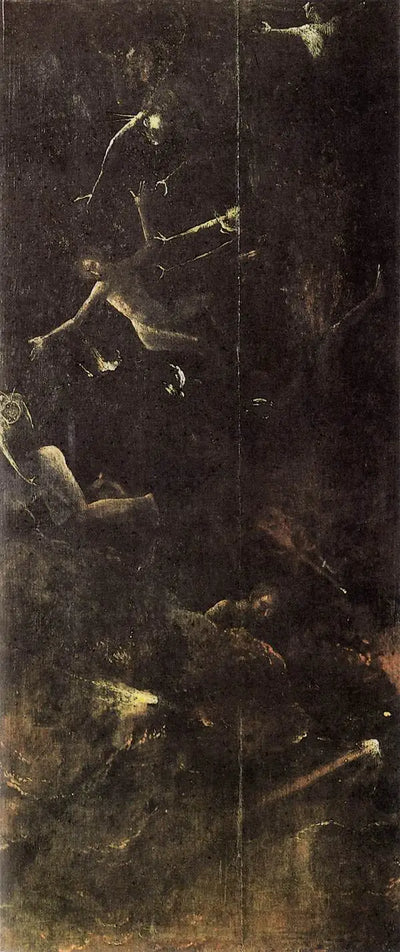 Visions de l’au-delà: la chute des damnés en enfer - Hieronymus Bosch - Alpha Reproduction