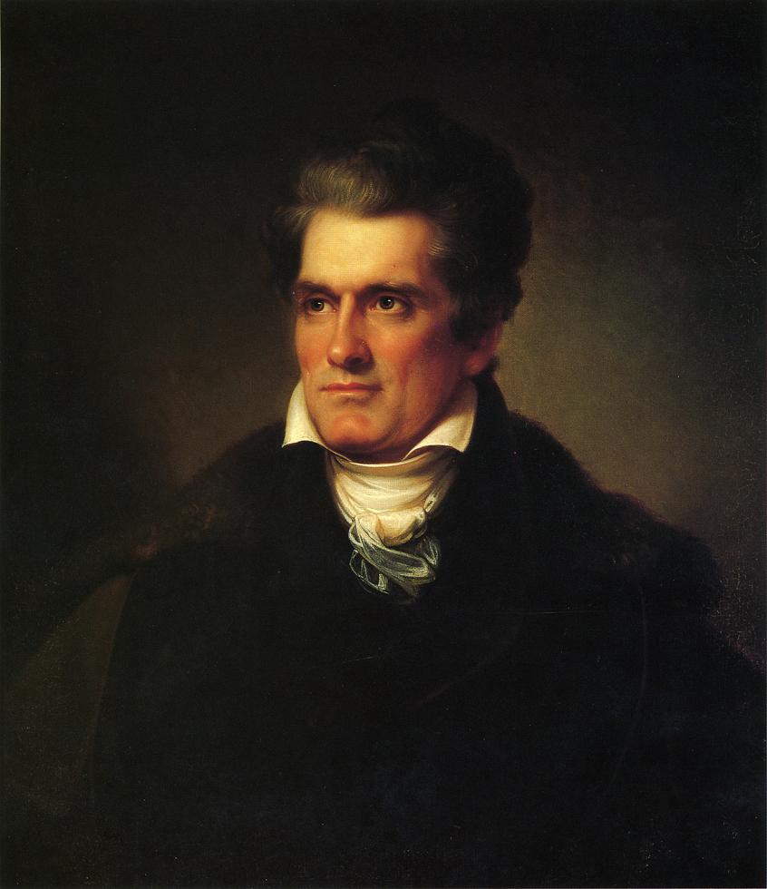Portrait de John C. Calhoun (1782-1850) - Rembrandt Peale