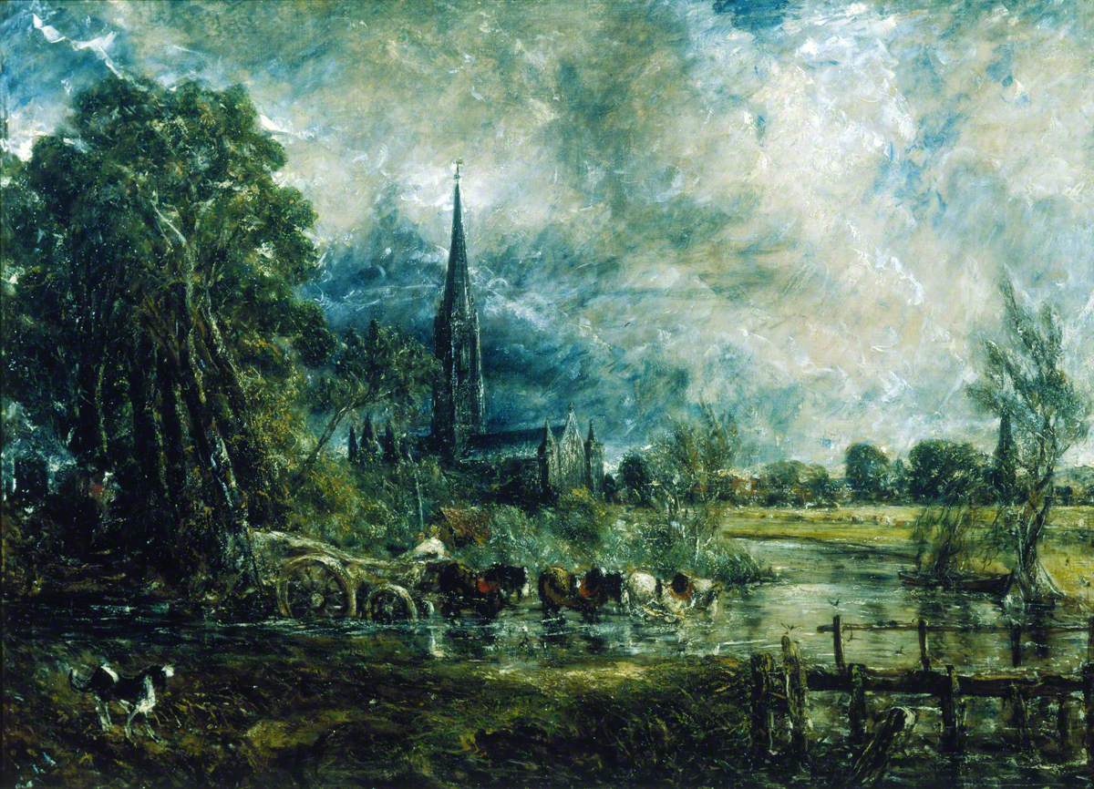 Traversée à gué de la rivière Avon - John Constable