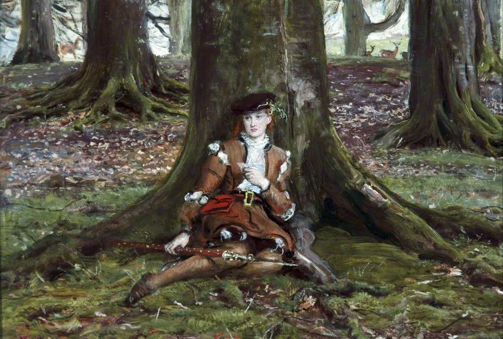 Rosalind dans la forêt - John Everett Millais