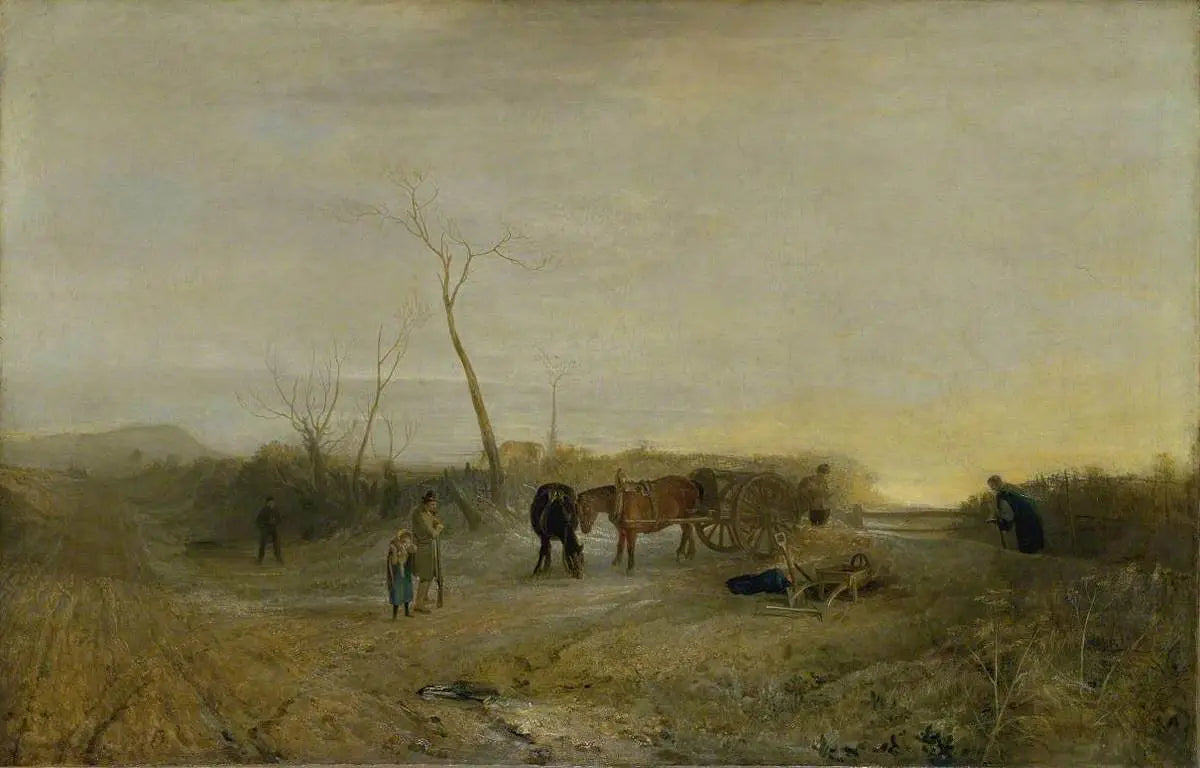 Reproduction du tableau « Frosty morning - J. M. W. Turner » par Alpha Reproduction en peinture à l’huile