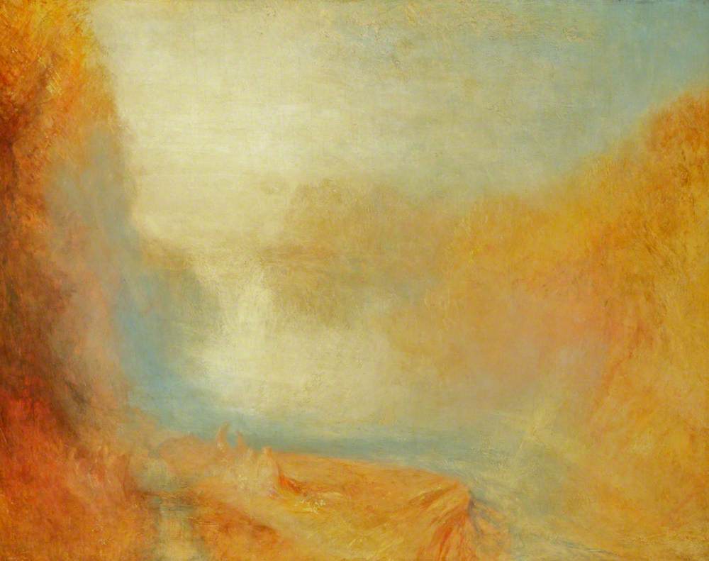 Reproduction du tableau « The Falls of the Clyde - J. M. W. Turner » par Alpha Reproduction en peinture à l’huile