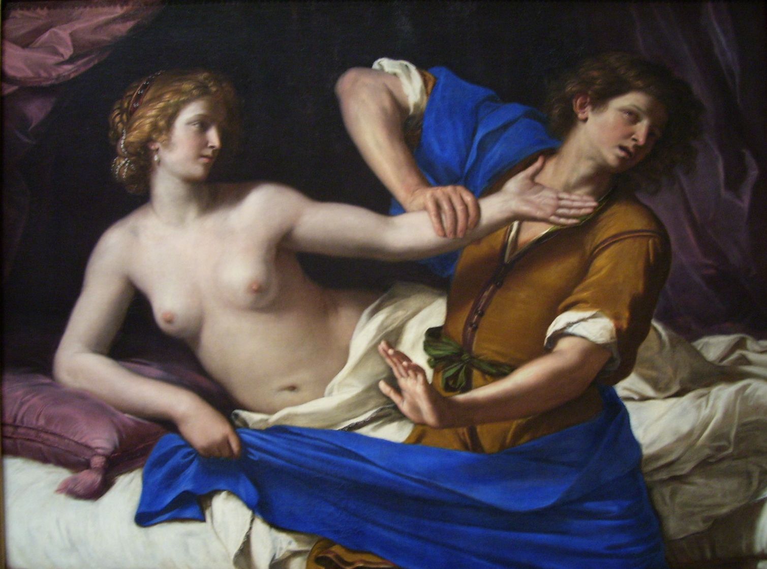 Joseph et la femme de Potiphar - Guercino