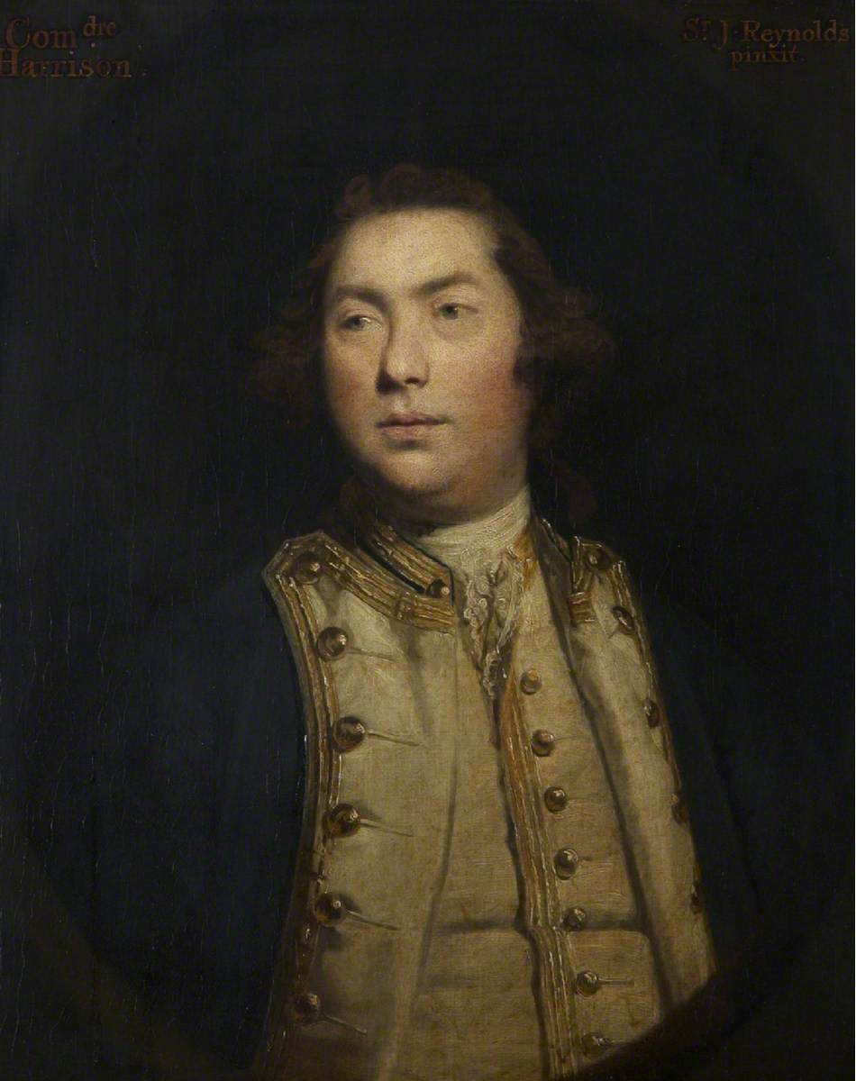 Peut-être le commodore John Harrison (décédé en 1768) - Joshua Reynolds