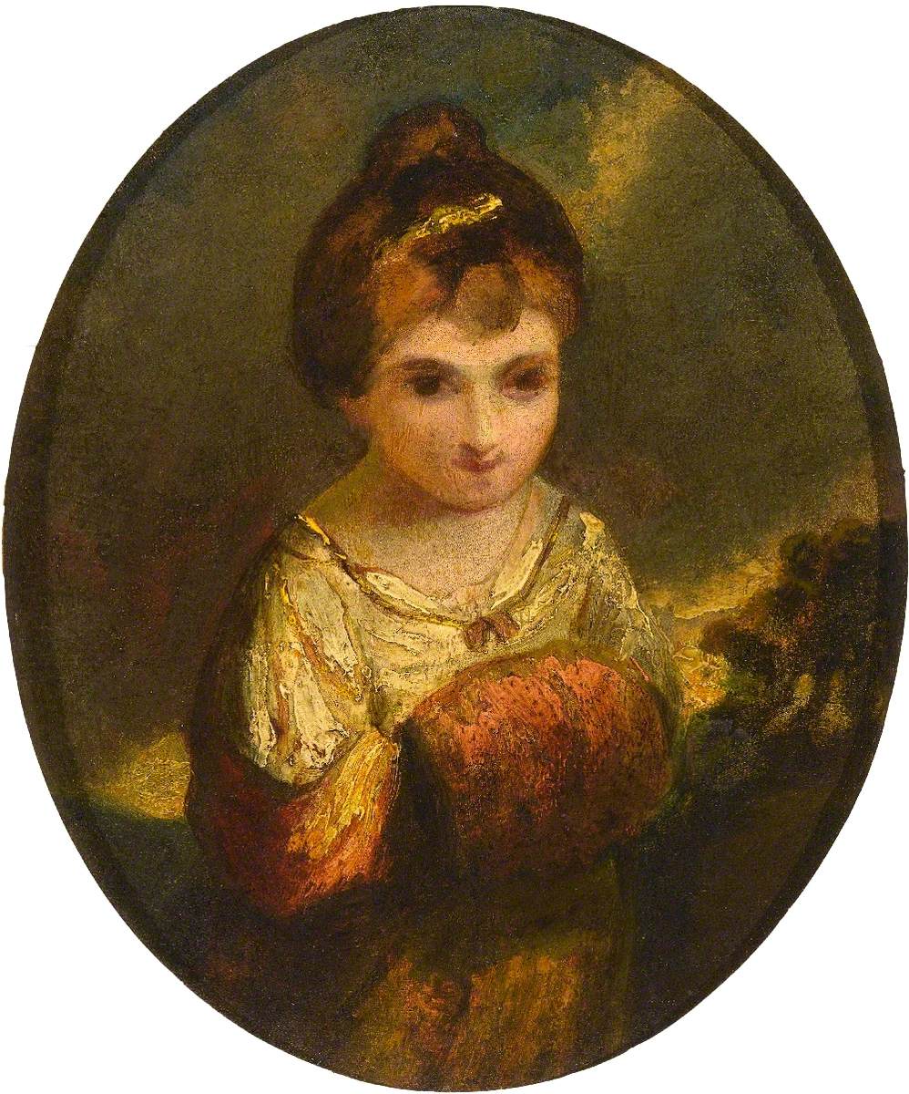 Portrait d'une fille (peut-être Theophila Palmer, 1757–1848) - Joshua Reynolds