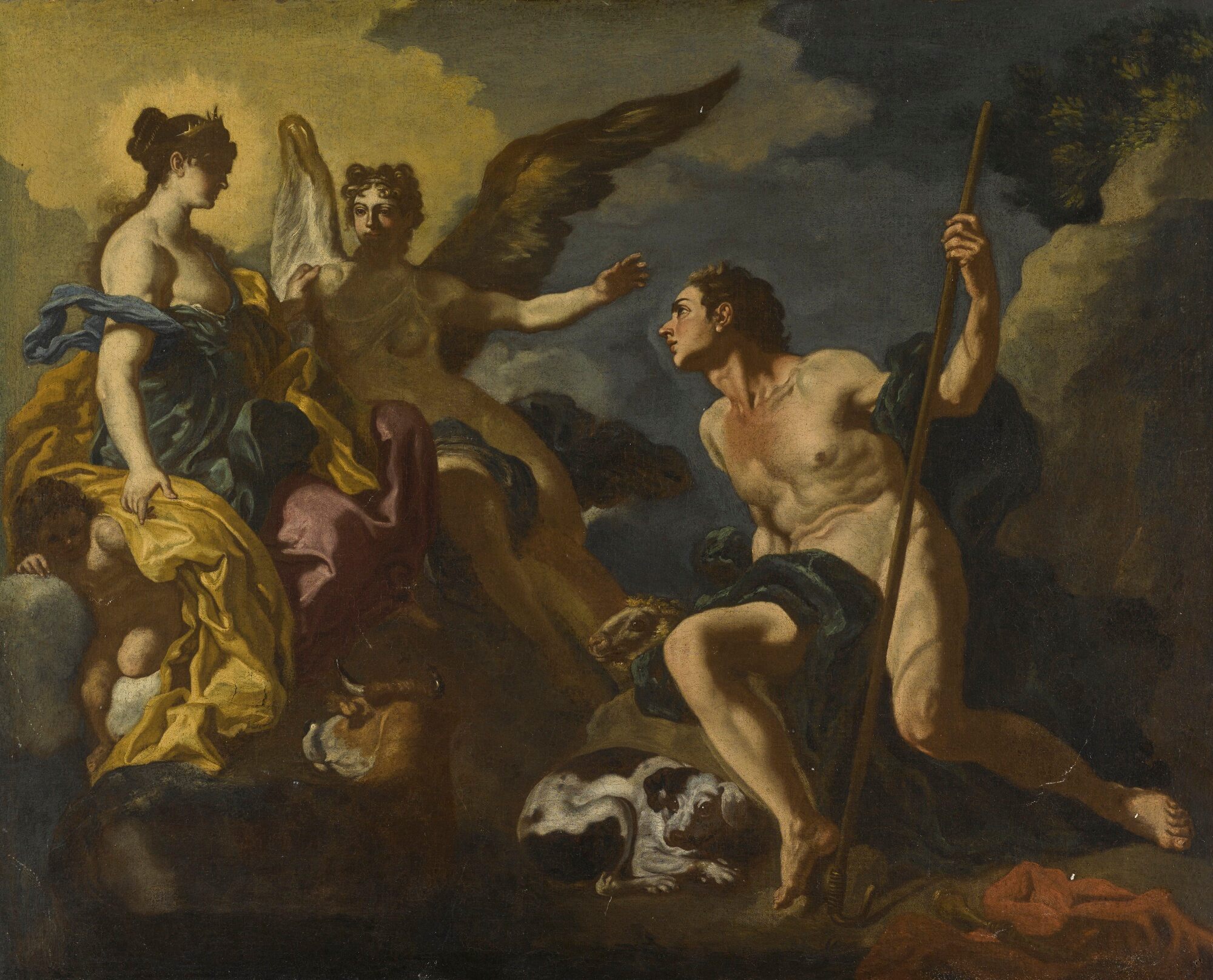 Junon, Io et Argus - Francesco Solimena