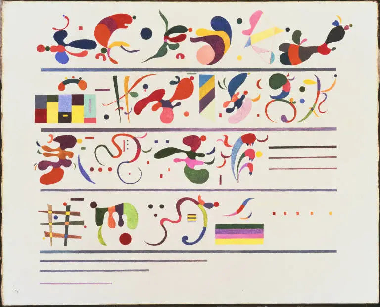 Reproduction du tableau « Succession - Vassily Kandinsky » par Alpha Reproduction en peinture à l’huile