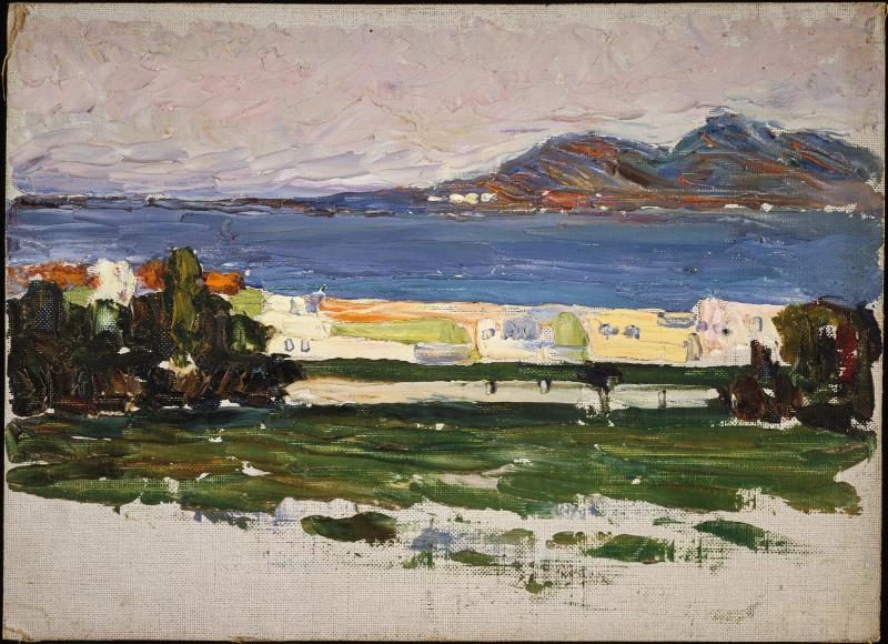 Reproduction du tableau « Tunis, la baie - Vassily Kandinsky » par Alpha Reproduction en peinture à l’huile