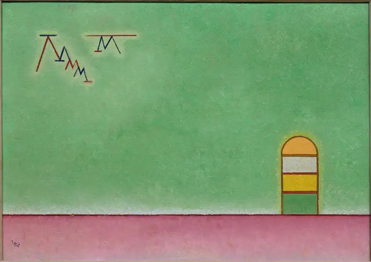 Reproduction du tableau « Vide vert - Vassily Kandinsky » par Alpha Reproduction en peinture à l’huile