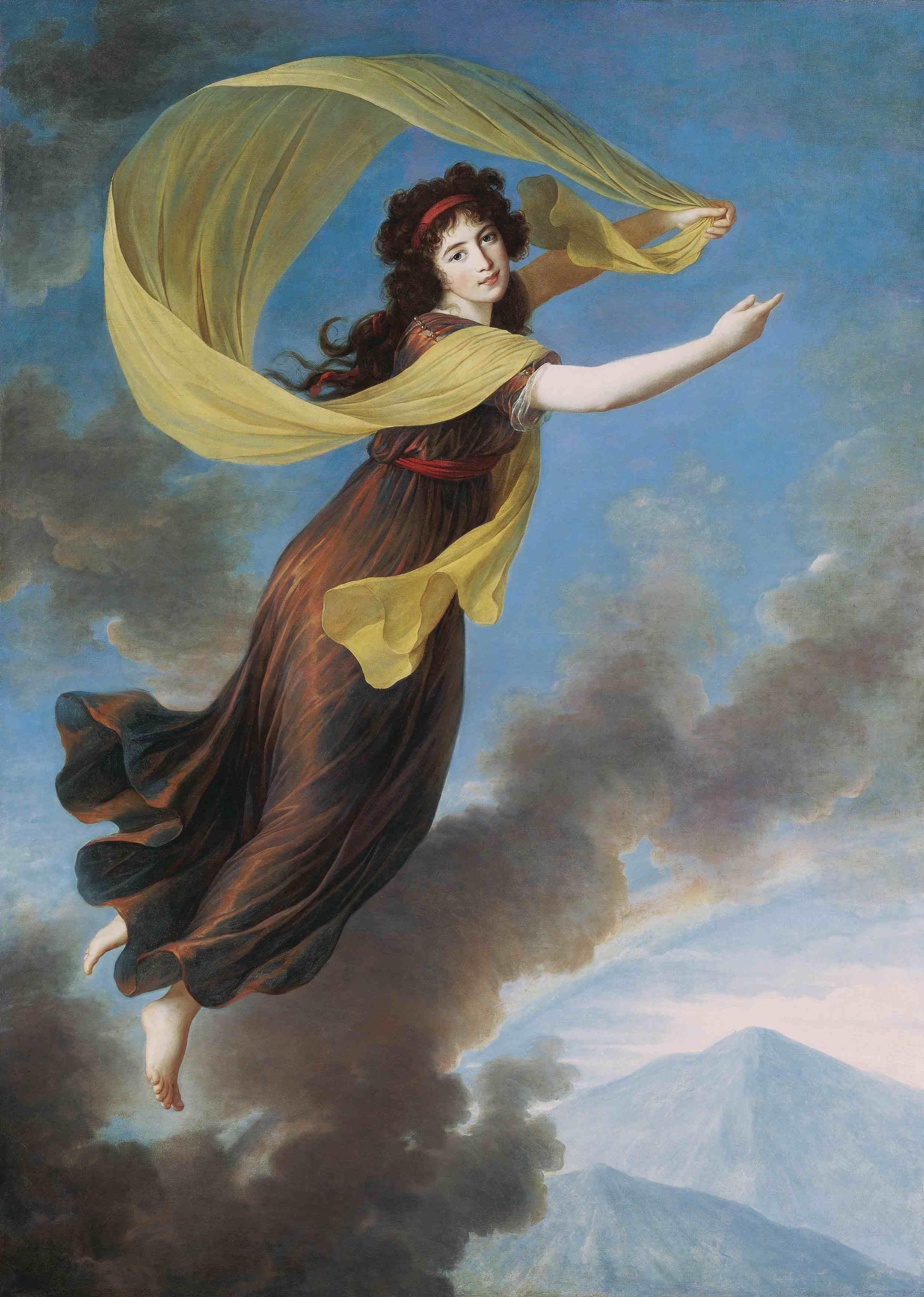 Princesse Karoline von Liechtenstein (1768-1831), née comtesse von Manderscheidt-Blankenheim dans le rôle d'Iris - Élisabeth Vigée Le Brun