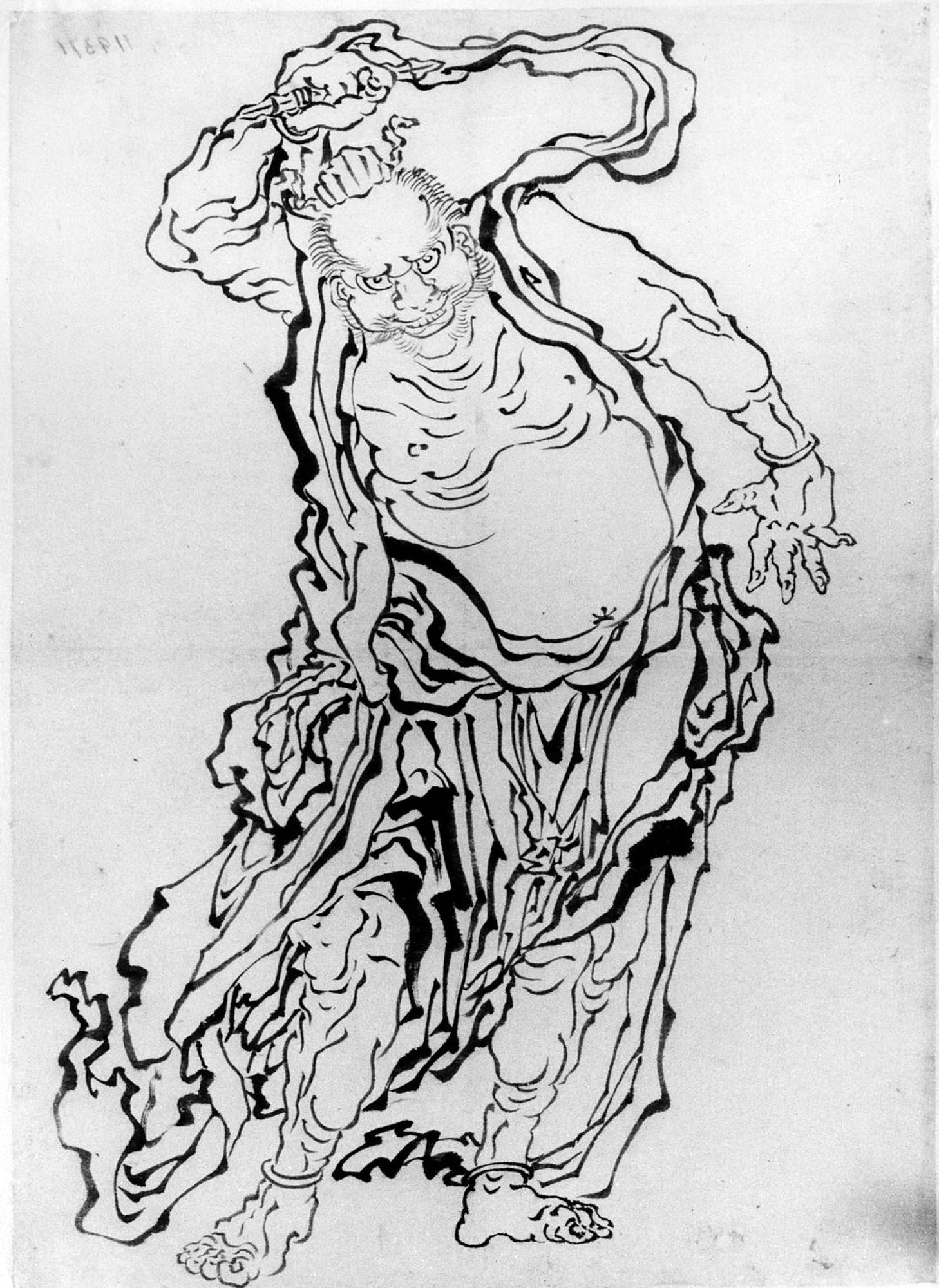 Nio le Gardien - Hokusai