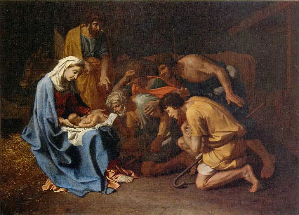 L’Adoration des bergers - Nicolas Poussin - Alpha Reproduction