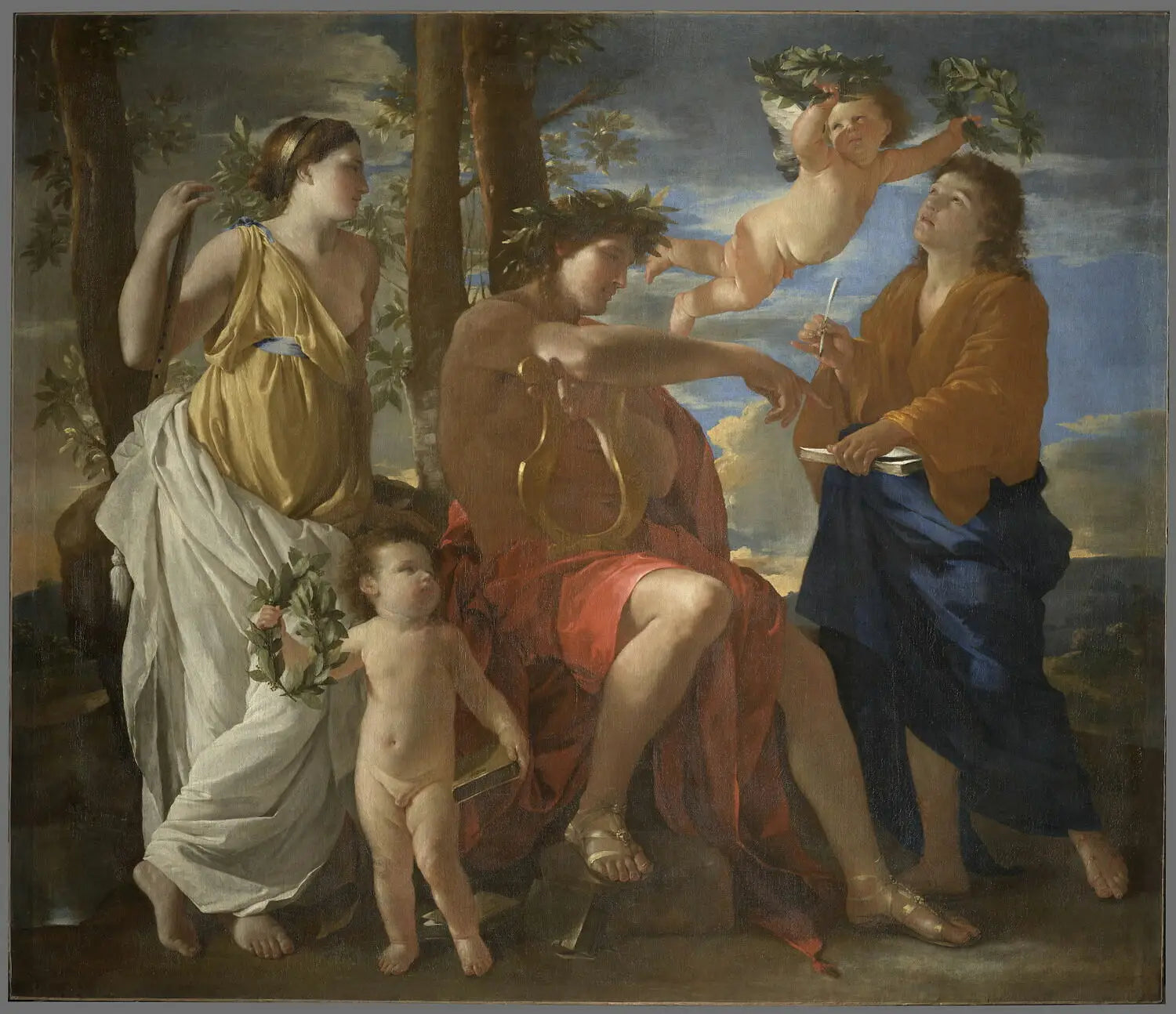 L’Inspiration du poète - Nicolas Poussin - Alpha Reproduction