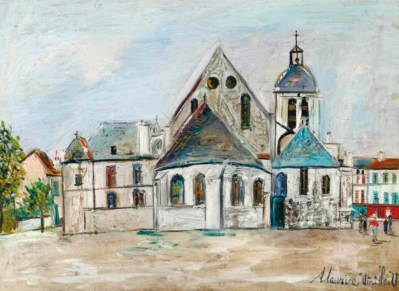 L'Église de Pontoise (1935) - Maurice Utrillo