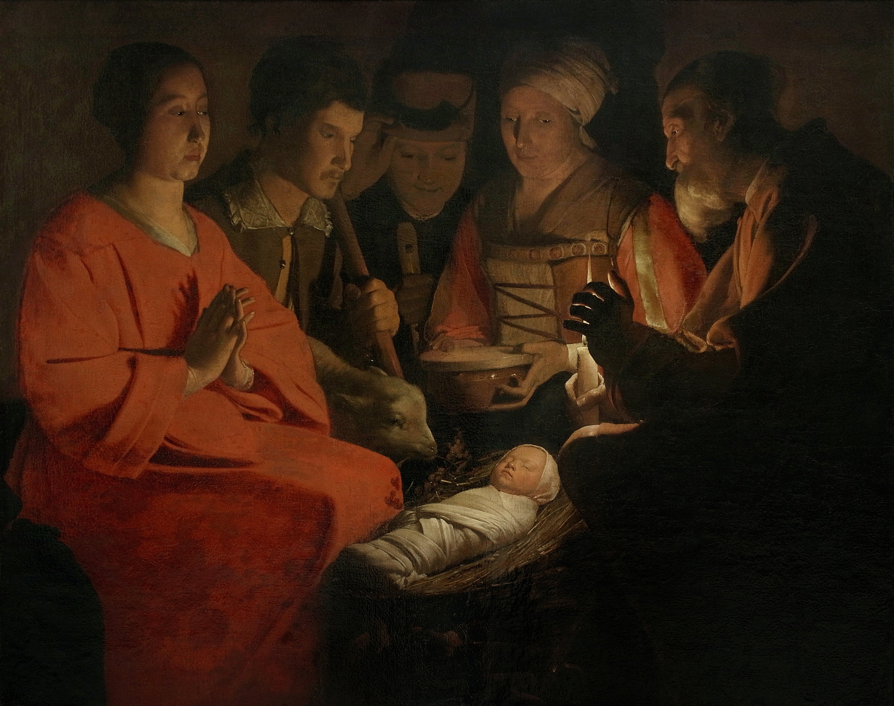 L'Adoration des bergers - Georges de La Tour