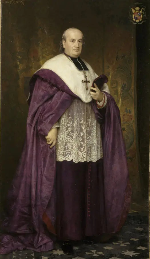 Reproduction du tableau « Monseigneur Léon-Benoît-Charles Thomas - Bouguereau » par Alpha Reproduction en peinture à l’huile