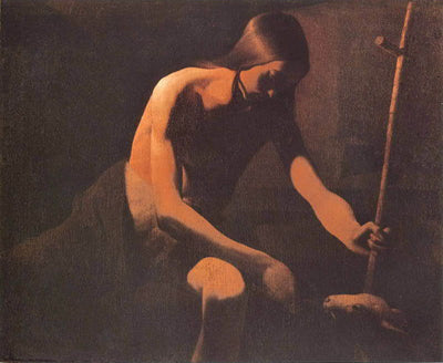 Saint Jean-Baptiste dans le désert - Georges de La Tour - Alpha Reproduction