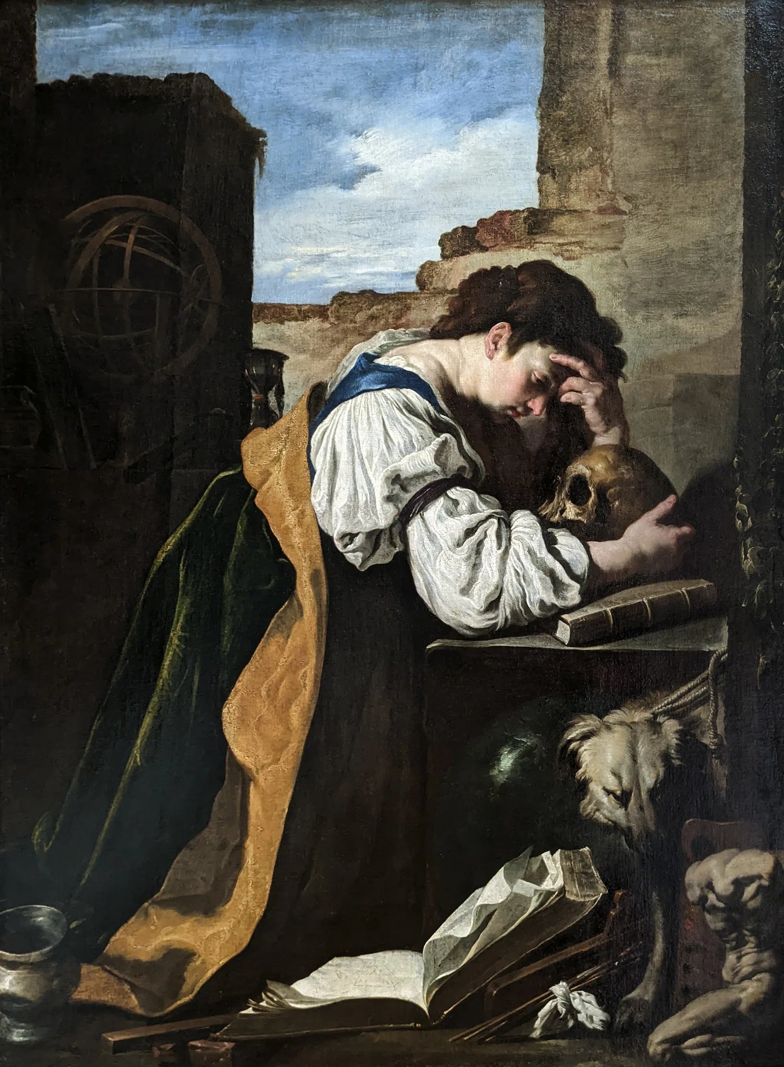 Mélancolie - Domenico Fetti image 1 reproduction d’œuvre d’art à l’huile
