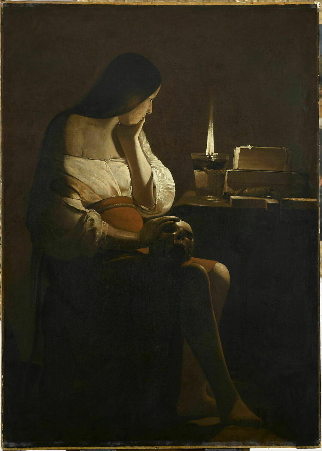 La Madeleine à la veilleuse - Georges de La Tour