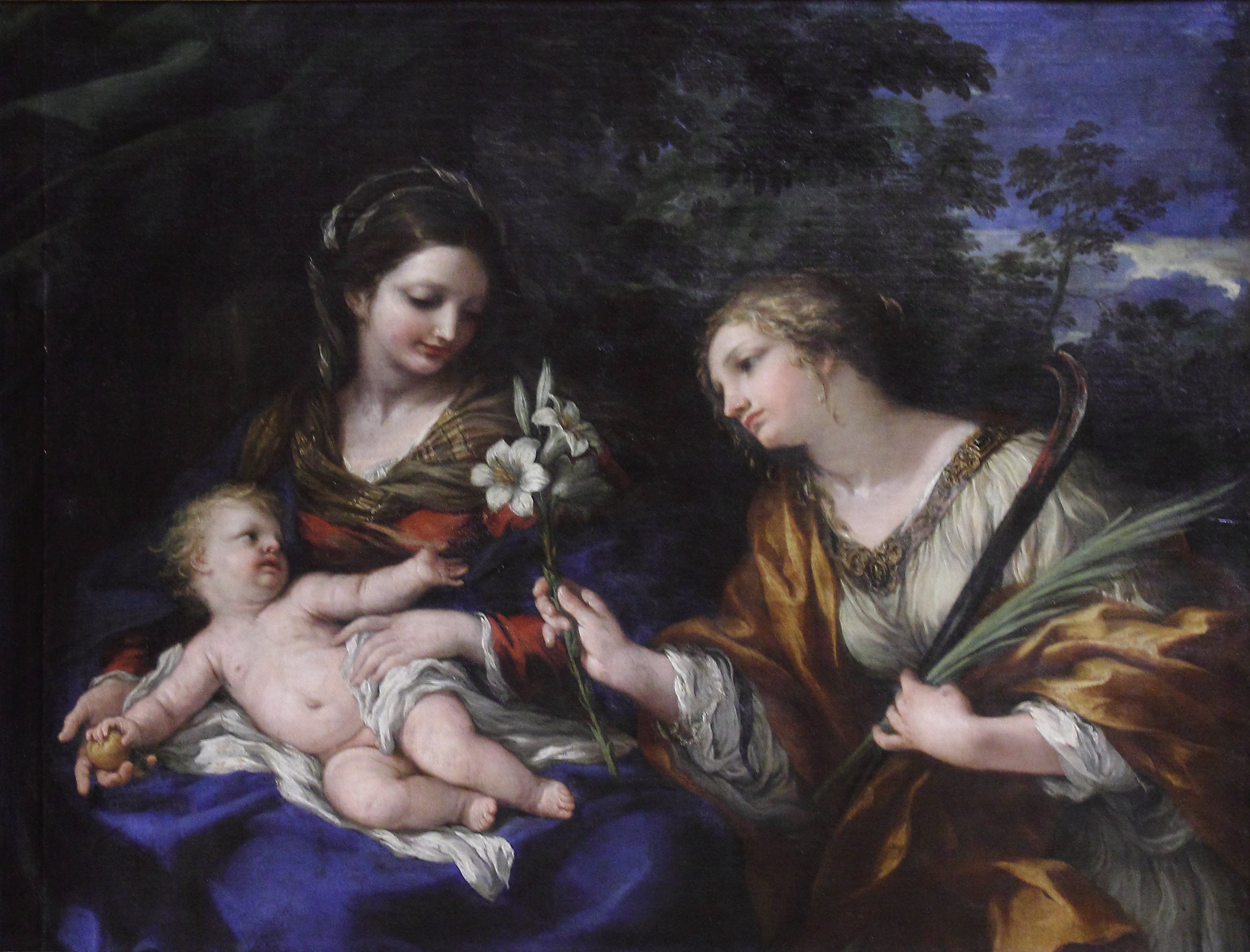 Vierge à l'Enfant et sainte Martine - Pietro da Cortona