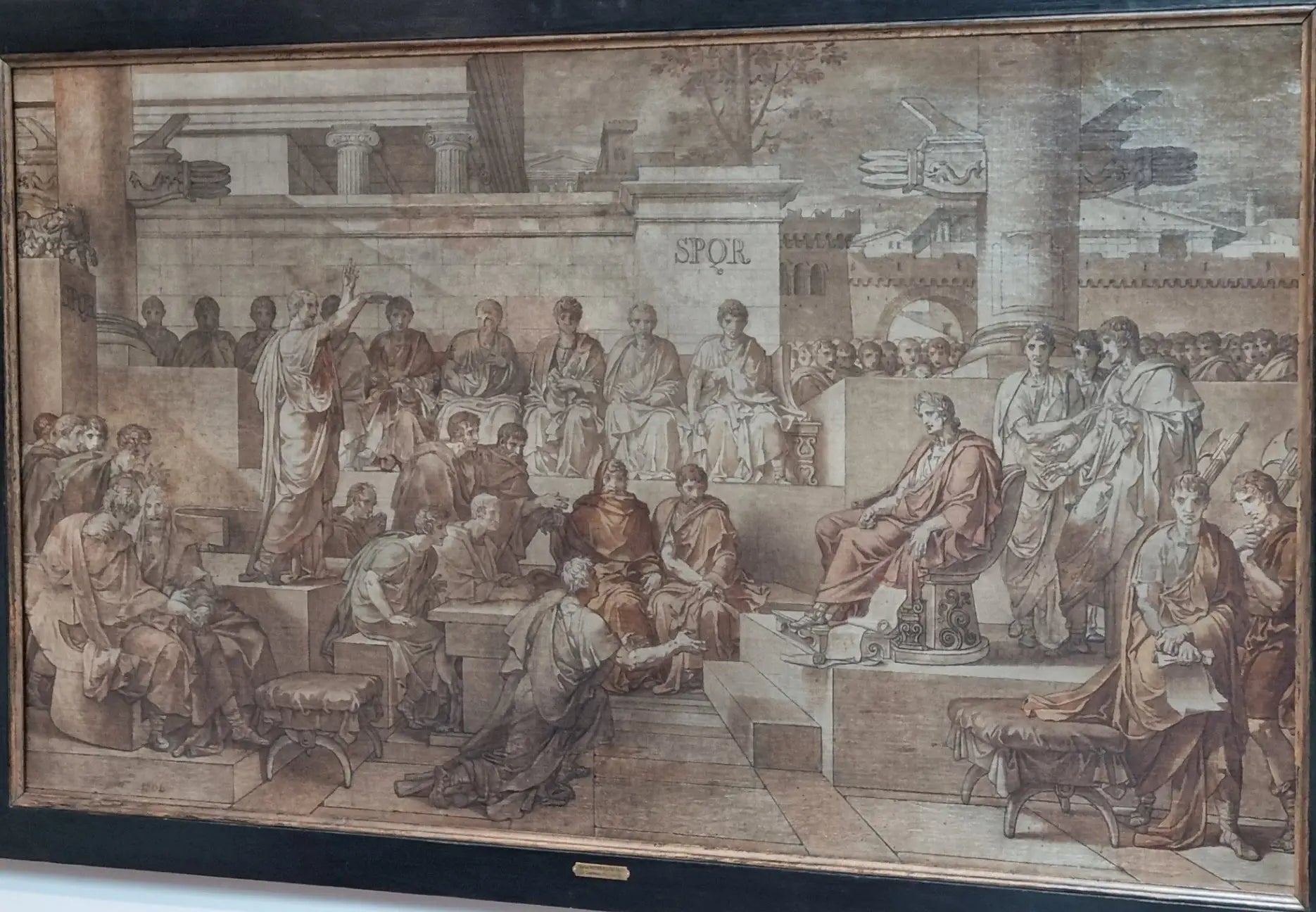 La sentence de Ligarius - Charles Meynier - Alpha Reproduction