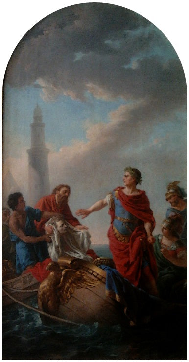Regret de César sur la mort de Pompée - Louis Jean François Lagrenée