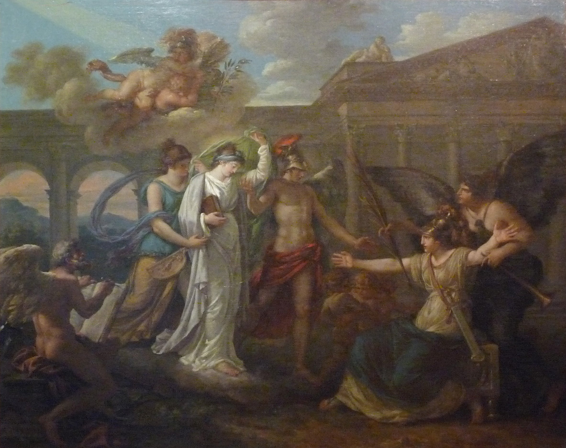 Allégorie de la France accueillant la Paix - Louis Jean François Lagrenée