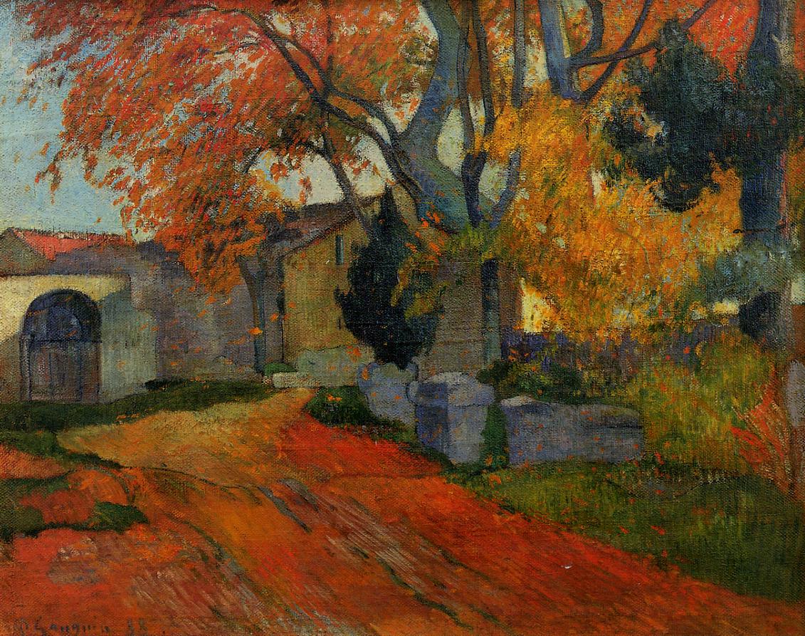 Reproduction du tableau « L'Allée des Alyscamps - Paul Gauguin » par Alpha Reproduction en peinture à l’huile